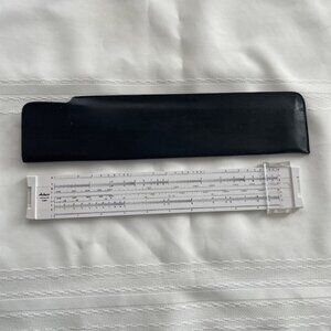 Pickett Slide Rule Microline 120 Rule with Original Sheath, Vintage